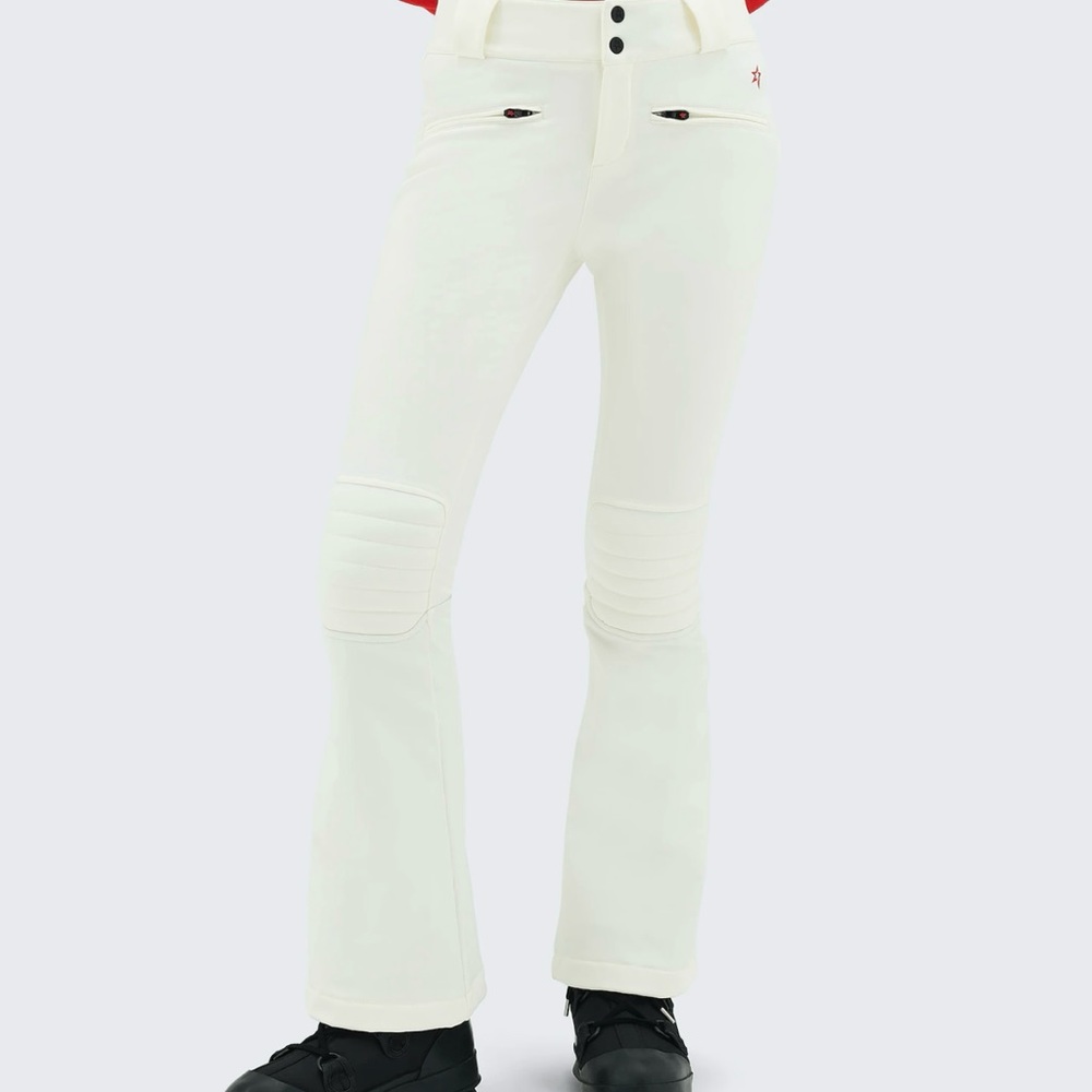 NWT: PERFECT MOMENT WOMENS AURORA FLARE SKI PANT. NEVER WORN. SIZE L
